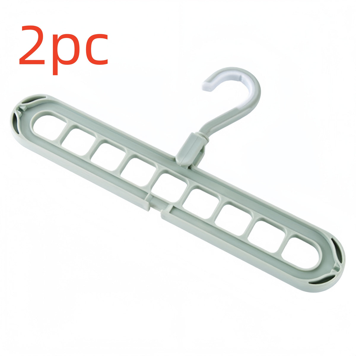 9-hole Clothes Hanger Organizer Space Saving Hanger Multi-function Folding Magic Hangers Drying Racks Scarf Clothes Storage