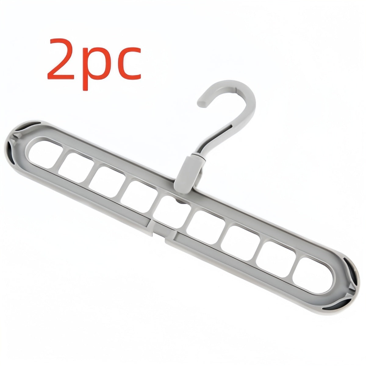 9-hole Clothes Hanger Organizer Space Saving Hanger Multi-function Folding Magic Hangers Drying Racks Scarf Clothes Storage