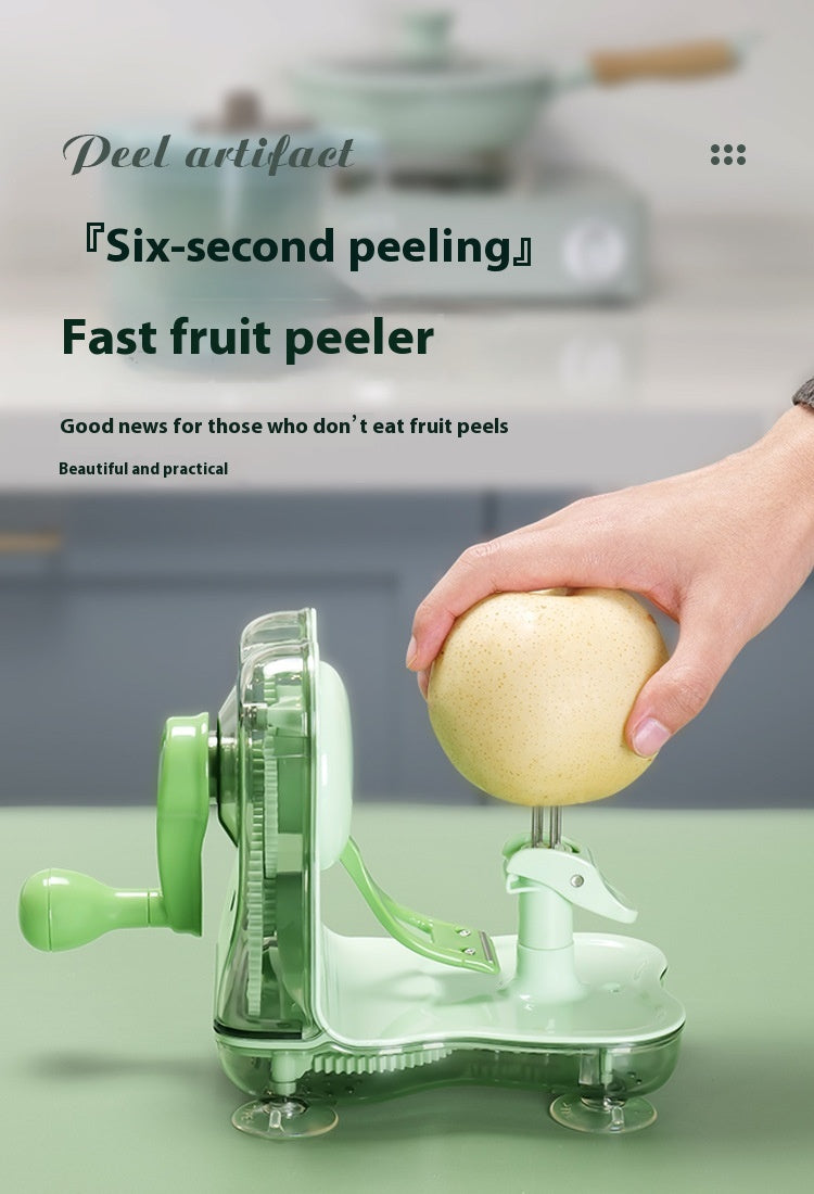 Fruit Peeler Two-in-one Hand Shake Fruit Cutter Kitchen Gadgets