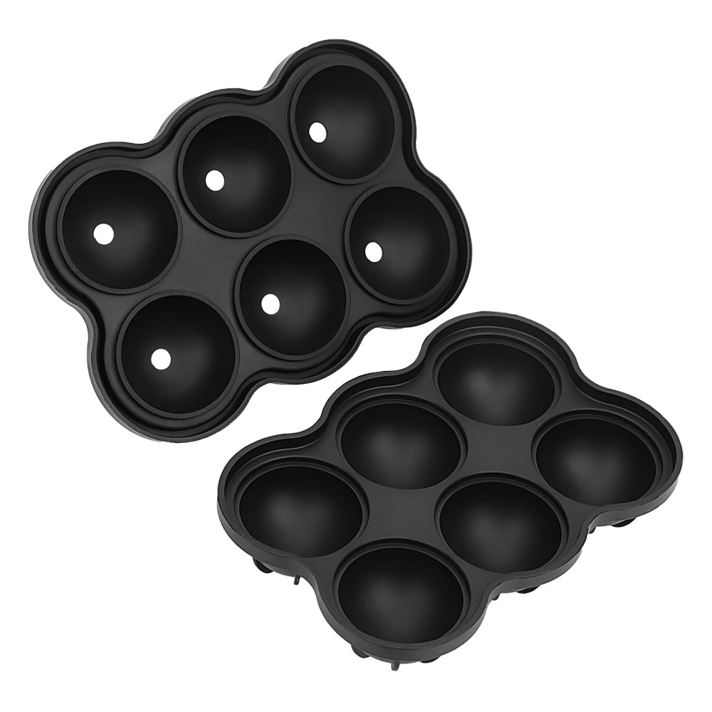 Large Ice Cube Maker Silicone Mold 6 Cell Big Sphere Ice Ball Tray Whiskey Wine Cocktail Party Bar Accessories Kitchen Gadgets