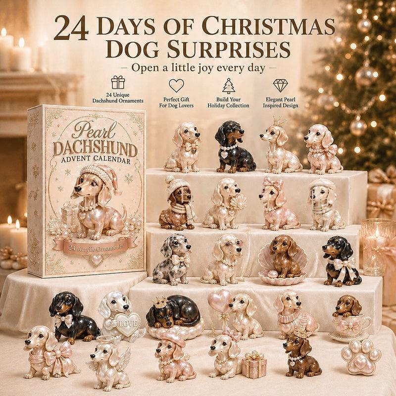 Pearl Dachshund Christmas Advent Calendar