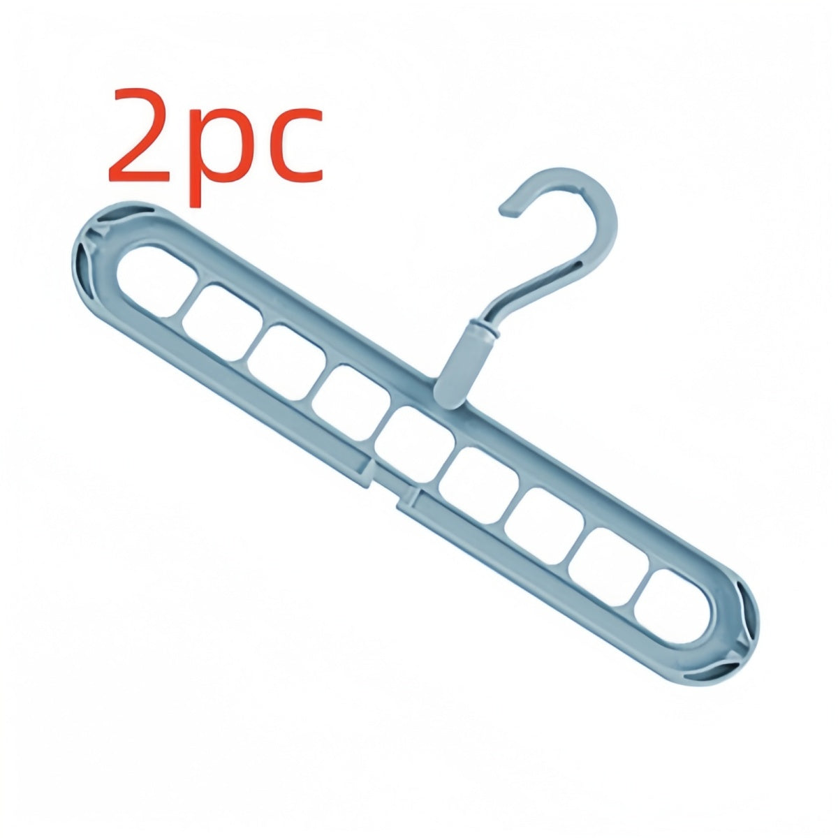 9-hole Clothes Hanger Organizer Space Saving Hanger Multi-function Folding Magic Hangers Drying Racks Scarf Clothes Storage