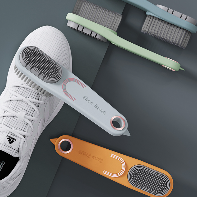 SoleMate Double-Sided Shoe Brush – Sneaker Upper, Edge & Sole Cleaning Tool