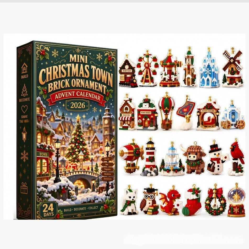 Christmas Squeeze Toy 24-Day Advent Calendar Blind Box