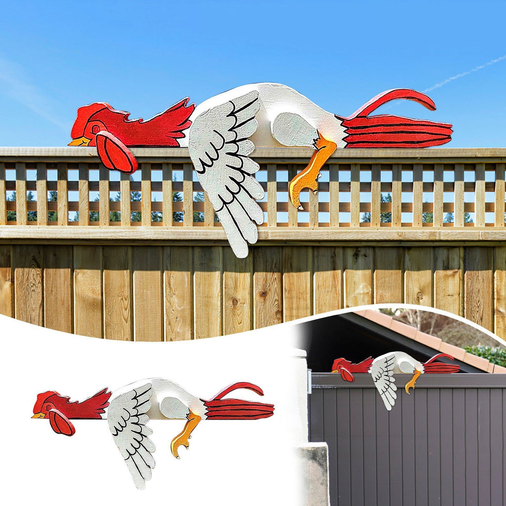 Funny Breakaway Turkey Fence Topper – Thanksgiving Yard & Home Decoration