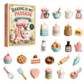 Macaron Theme Christmas Advent Calendar -24 Days Blind Box Hanging Ornaments
