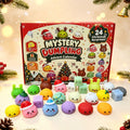 24-Day Christmas Countdown Squishy Toy Blind Box Calendar – Slow-Rising TPR Surprise Set