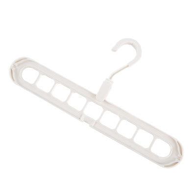 9-hole Clothes Hanger Organizer Space Saving Hanger Multi-function Folding Magic Hangers Drying Racks Scarf Clothes Storage