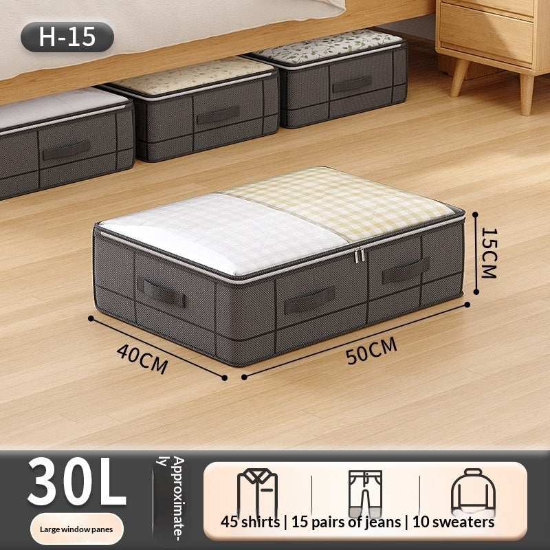 Foldable Large Capacity Moisture-proof Clothes Quilt Bed Bottom Buggy Bag